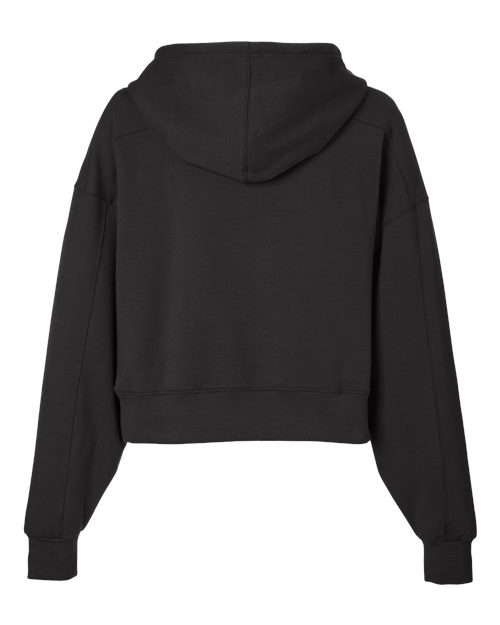 Women's Vintage Oversized Cropped Hooded Sweatshirt