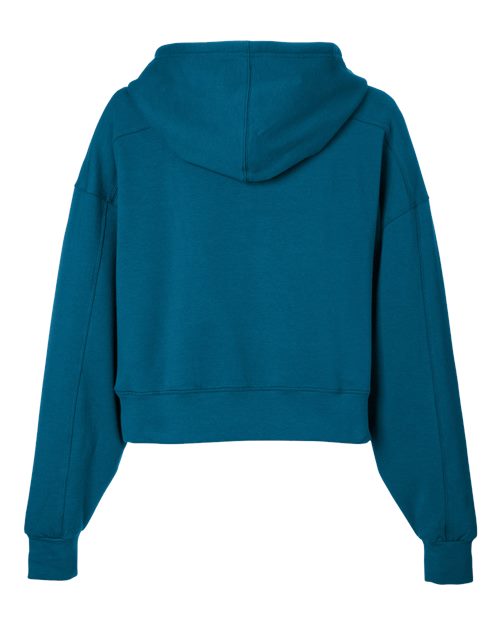 Women's Vintage Oversized Cropped Hooded Sweatshirt