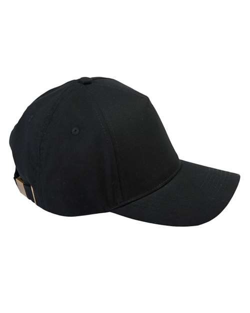Five-Panel Brushed Twill Cap