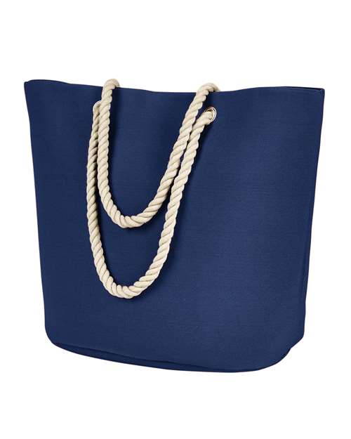 BAGedge BE256 Polyester Canvas Rope Tote Model Shot