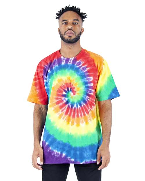 Shaka Wear Unisex Heavyweight Tie-Dye T-Shirt SHTDSS
