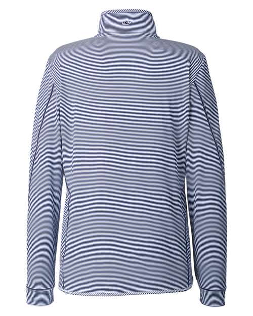 Women's Microstripe Sankaty Half-Zip Pullover