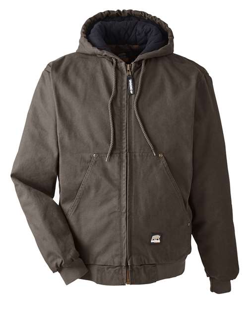 Men's Tall Heartland Washed Cotton Duck Hooded Jacket