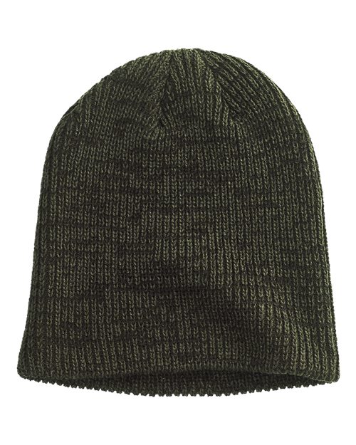 Ribbed Marled Beanie