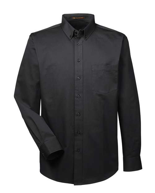 Men's Foundation Cotton Twill Dress Shirt with Teflon