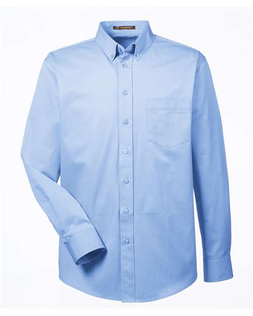 Men's Foundation Cotton Twill Dress Shirt with Teflon