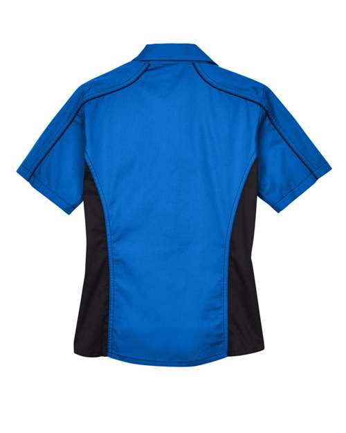 Women's Fuse Colorbloack Twill Short Sleeve Shirt