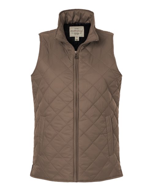 Ladies Diamond Quilted Vest