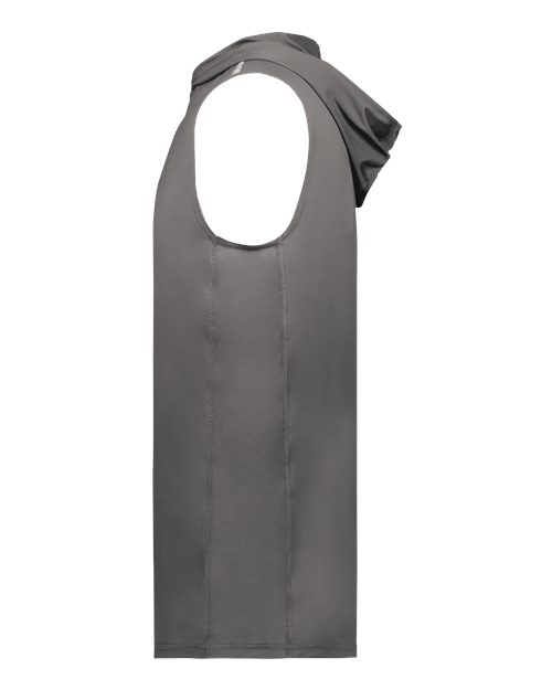 Unisex CoolCore® Sleeveless Hooded T-Shirt – Detail