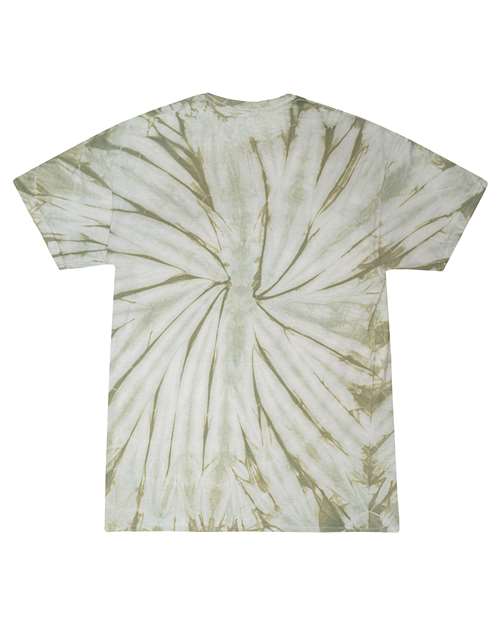 Unisex Multi-Color Tie-Dyed T-Shirt – Back