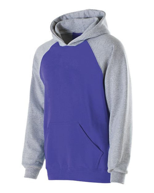 Holloway Youth Cotton/Poly Fleece Banner Hooded Sweatshirt 229279