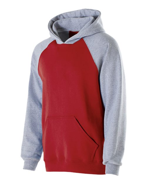 Holloway Youth Cotton/Poly Fleece Banner Hooded Sweatshirt 229279