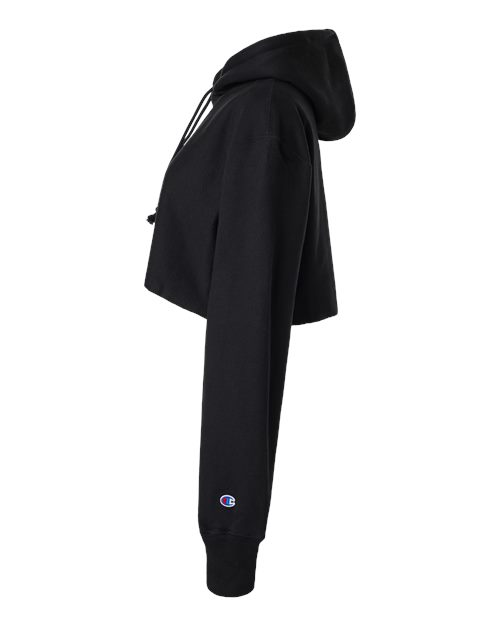 Women's Reverse Weave® Hooded Cropped Sweatshirt – Detail