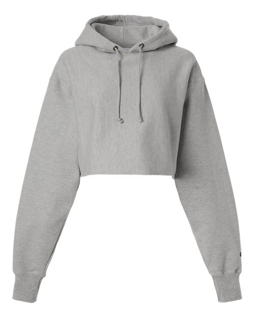 Women's Reverse Weave® Hooded Cropped Sweatshirt