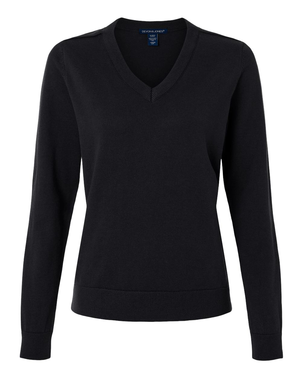 Devon & Jones DG445W - Women's New Classics V-Neck Sweater