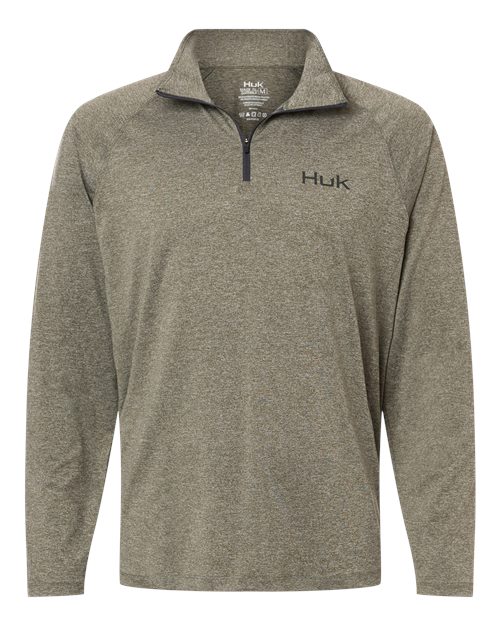 Men's Airweight Heather Quarter-Zip Pullover – Front