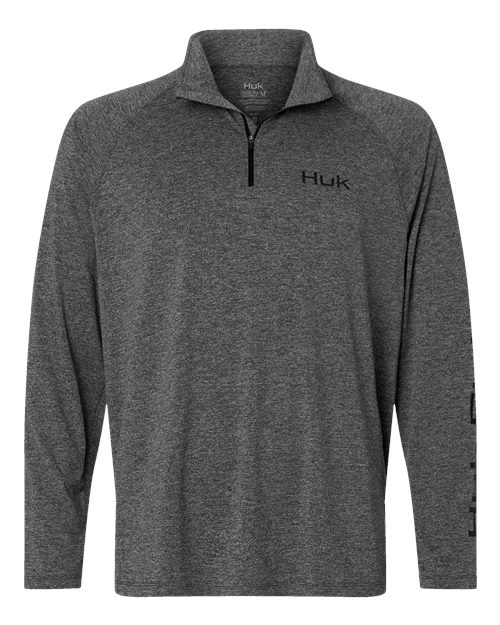 Men&#8216;s Airweight Heather Quarter-Zip Pullover-HUK
