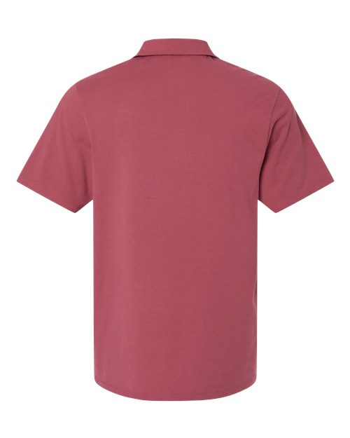 Men's Garment-Dyed Jersey Polo – Back