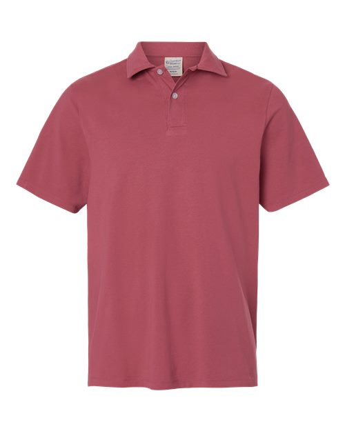 Men's Garment-Dyed Jersey Polo – Front