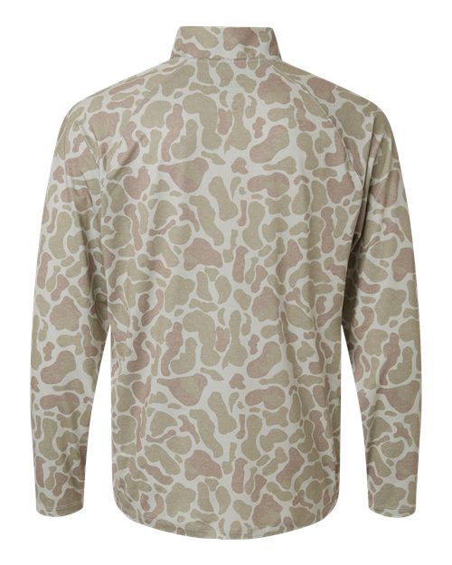 Men's Airweight KC Printed Quarter-Zip Pullover – Back