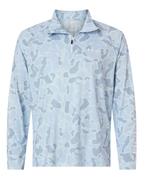 Men's Airweight KC Printed Quarter-Zip Pullover