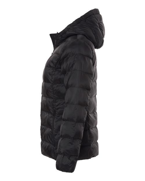 Women's Lightweight Poly-filled Hooded Puffer Jacket