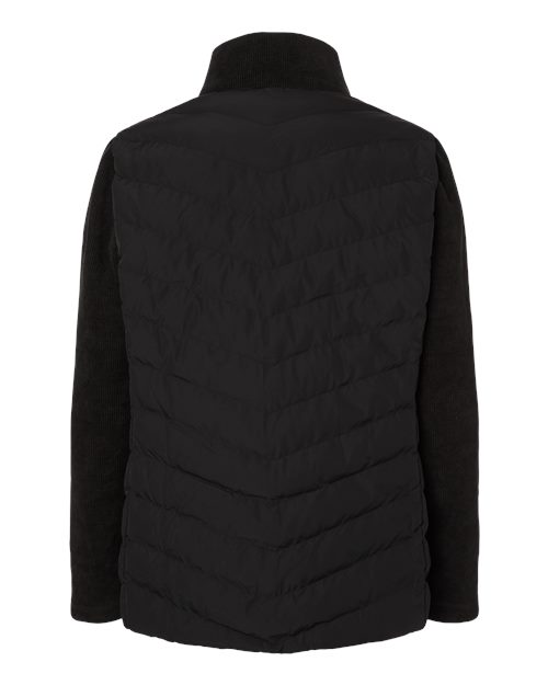 Women's Mixed Media Chevron Jacket