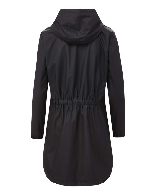 Women's Vintage Hooded Rain Jacket – Back