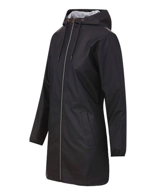 Women's Vintage Hooded Rain Jacket – Detail