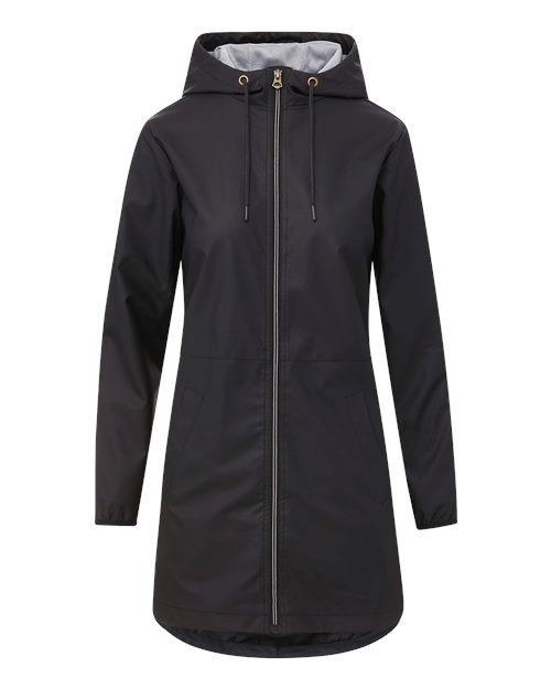 Women's Vintage Hooded Rain Jacket