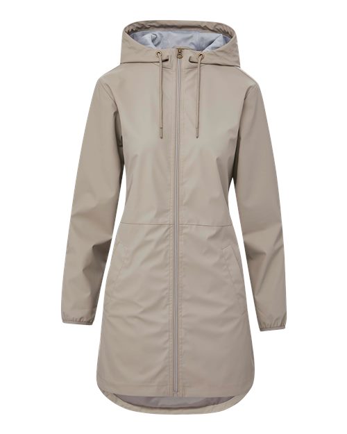 Women&#8216;s Vintage Hooded Rain Jacket-MV Sport
