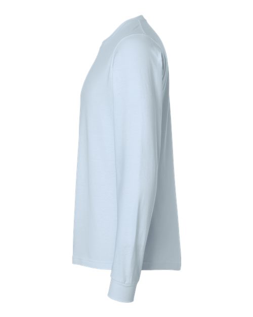 Unisex Fine Jersey Long Sleeve T-Shirt – Detail