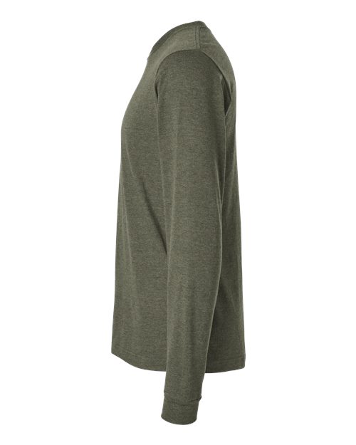 Unisex Fine Jersey Long Sleeve T-Shirt – Detail