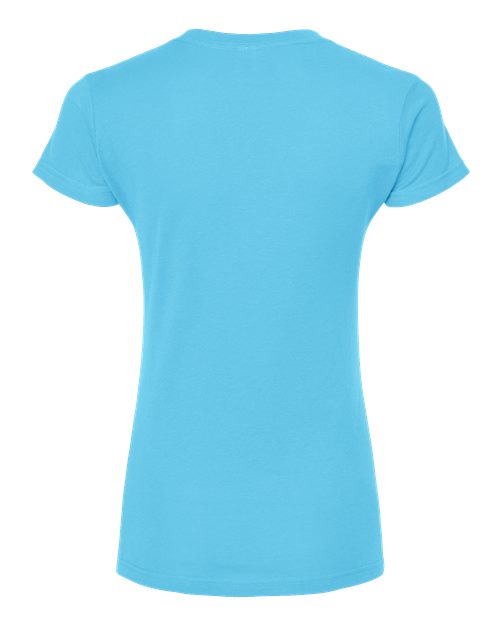 Women's Fine Jersey V-Neck T-Shirt – Back