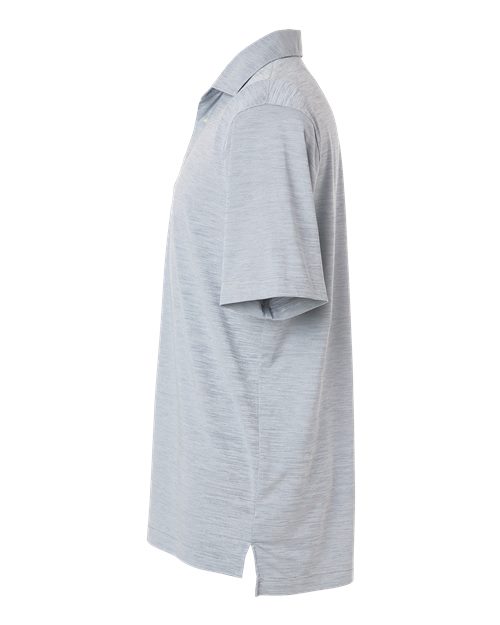 Men's Bohemian Striped Heather Performance Polo – Detail