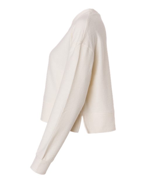 Women's Cropped Boxy Long Sleeve T-Shirt