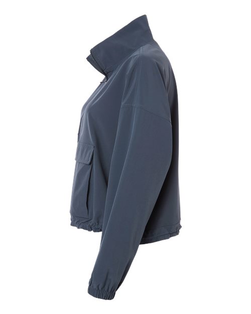 Women's Stretch Woven Quarter-Zip Pullover