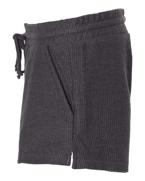 Women's Ribbed Knit Shorts – Detail