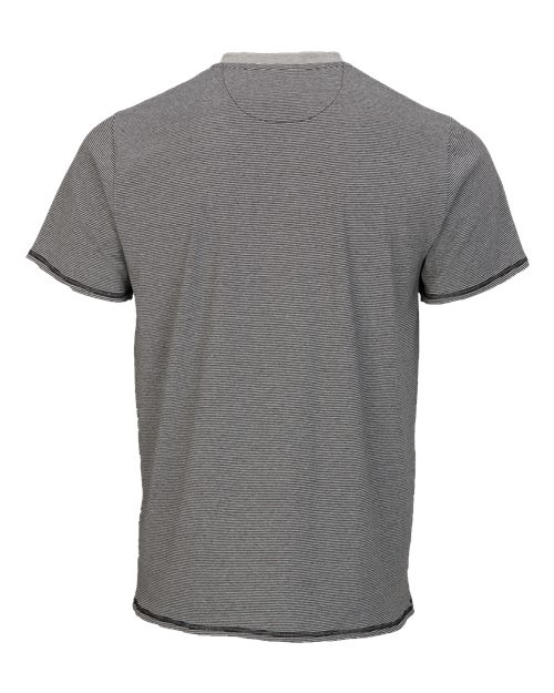 Men's Striped V-Notch T-Shirt