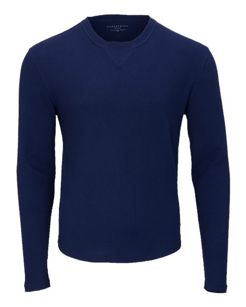 Men's Waffle Knit Long Sleeve T-Shirt