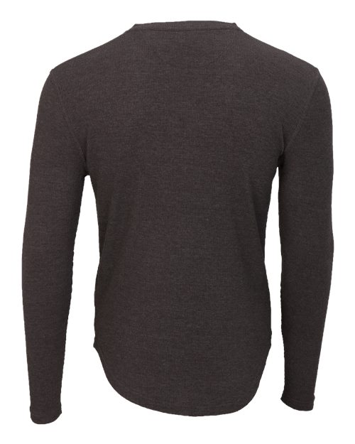 Men's Waffle Knit Long Sleeve T-Shirt