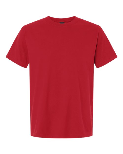 BELLA + CANVAS Unisex Heavyweight Garment-Dyed Tee - Pop Red