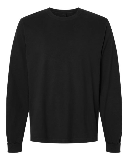 Unisex Heavyweight Garment-Dyed Long Sleeve Tee – Front
