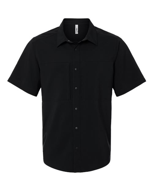 Men's UltraUVP Shoreline Short Sleeve Staff Shirt – Front