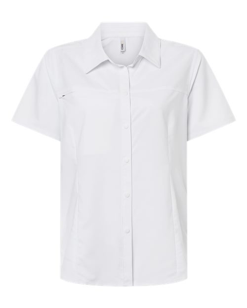 Women's UltraUVP Shoreline Short Sleeve Staff Shirt