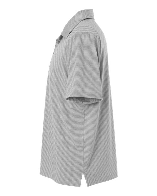 Men's Relay Heathered Stripe Polo – Detail