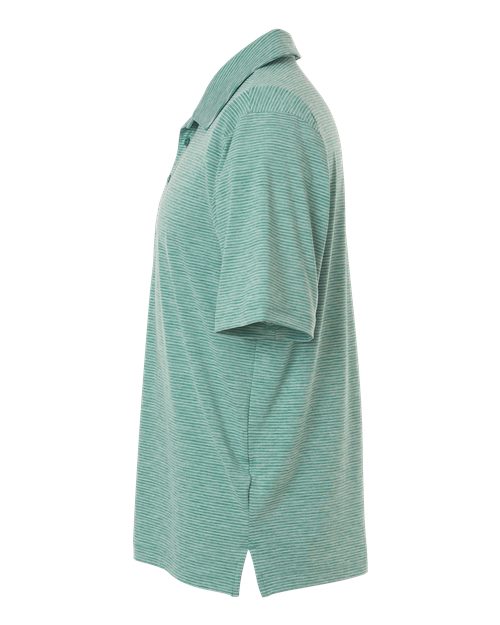 Men's Relay Heathered Stripe Polo – Detail