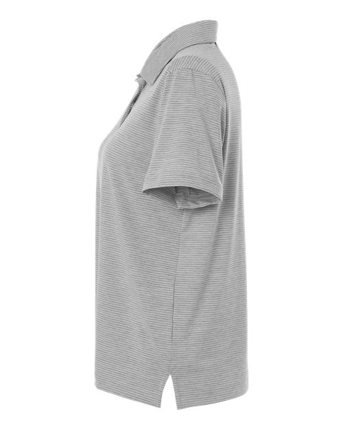 Women's Relay Heathered Stripe Polo – Detail