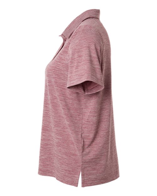 Women's Relay Heathered Stripe Polo