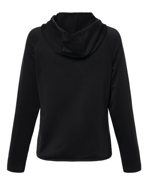 Women's Qualify Quarter-Zip Hooded Pullover – Back